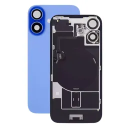 Apple iPhone 16 Plus - Verre de la coque arriere + Verre de caméra + Plaque en métal + Aimants MagSafe (Ultramarine)