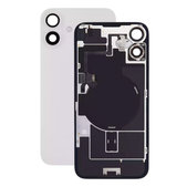 Apple iPhone 16 Plus - Verre de la coque arriere + Verre de caméra + Plaque en métal + Aimants MagSafe (White)