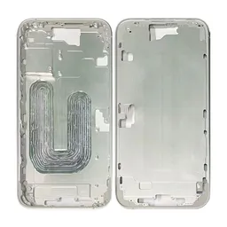 Apple iPhone 16 Plus - Cadre central + Boutons d’alimentation + Volume (White)