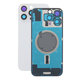Apple iPhone 16 Pro Max - Verre de la coque arriere + Verre de caméra + Plaque en métal + Aimants MagSafe (White Titanium)
