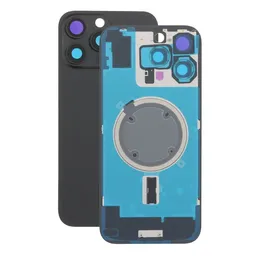 Apple iPhone 16 Pro Max - Verre de la coque arriere + Verre de caméra + Plaque en métal + Aimants MagSafe (Black Titanium)