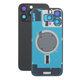 Apple iPhone 16 Pro Max - Verre de la coque arriere + Verre de caméra + Plaque en métal + Aimants MagSafe (Black Titanium)