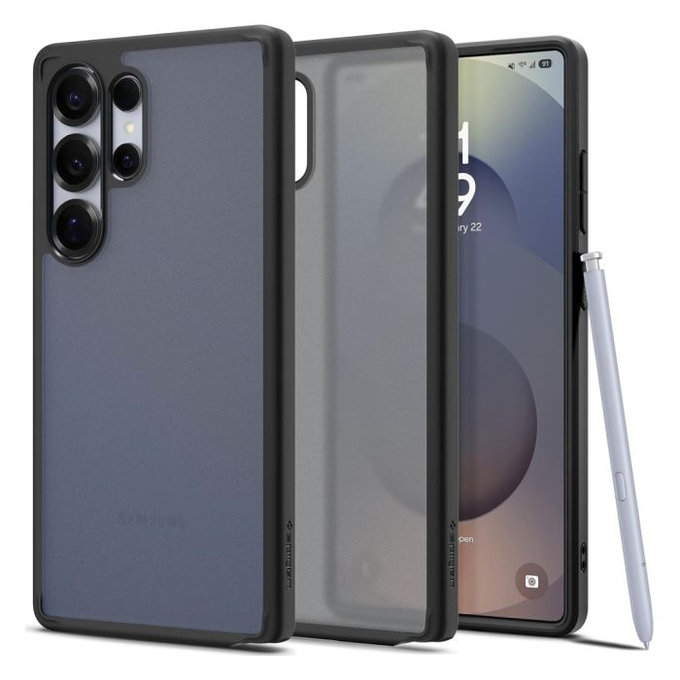 Spigen - Étui Ultra Hybrid pour Samsung Galaxy S25 Ultra, Frost Black