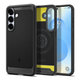 Spigen - Étui Rugged Armor avec MagSafe pour Samsung Galaxy S25, Matte Black