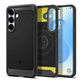 Spigen - Étui Rugged Armor avec MagSafe pour Samsung Galaxy S25, Matte Black