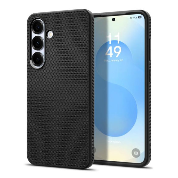 Spigen - Étui Liquid Air pour Samsung Galaxy S25, Matte Black