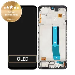 Xiaomi Redmi Note 12S 2303CRA44A - Écran LCD + Ecran Tactile + Cadre (Onyx Black) - 560001K7SR00 Genuine Service Pack