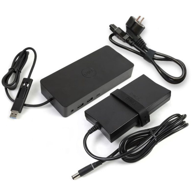 Dell D6000 - Station d'accueil (USB-C) + Adaptateur 130W Reconditionné