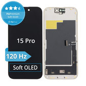 Apple iPhone 15 Pro - Écran LCD + Ecran Tactile + Cadre Soft OLED FixPremium 120Hz