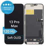 Écran Soft OLED 120Hz pour iPhone 13 Pro Max, Tactile avec cadre, FixPremium