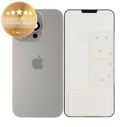 Verre du boîtier arrière pour iPhone 16 Pro | Natural Titanium | 661-42725 | Genuine Apple