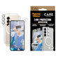 Bundle 3-en-1 pour Samsung Galaxy S25+, PanzerGlass