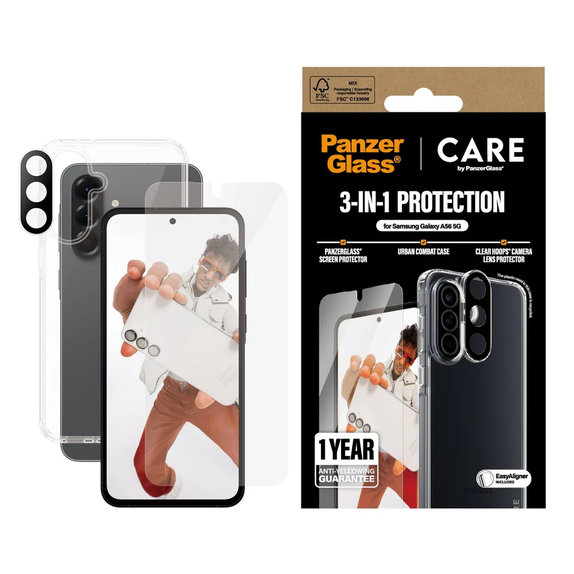 Bundle 3-en-1 pour Samsung A26 5G, CARE