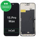 Écran In-Cell HD+ pour iPhone 15 Pro Max, Tactile avec cadre