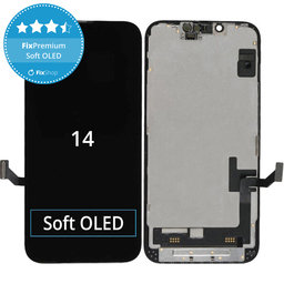Écran Soft OLED pour iPhone 14 - Vitre tactile + Châssis, DIAGNOSTIC