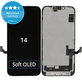 Écran Soft OLED pour iPhone 14, Tactile avec cadre, DIAGNOSTIC