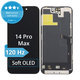 Écran Soft OLED pour iPhone 14 Pro Max, Tactile avec cadre, DIAGNOSTIC