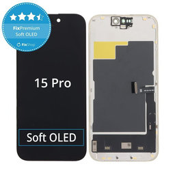Apple iPhone 15 Pro - Écran LCD + Ecran Tactile + Cadre Soft OLED FixPremium JCID