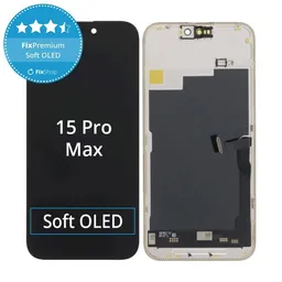 Apple iPhone 15 Pro Max - Écran LCD + Ecran Tactile + Cadre Soft OLED FixPremium JCID