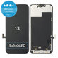 Écran Soft OLED pour iPhone 13, Tactile avec cadre, DIAGNOSTIC