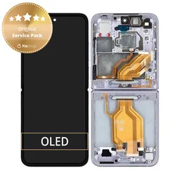 Xiaomi Mix Flip 2405CPX3DC - Écran LCD + Écran tactile + Cadre (Purple) - 560003000N800 Genuine Service Pack