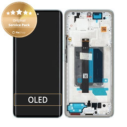 Xiaomi Redmi Note 14 Pro+ 5G 24094RAD4G - Écran LCD + Écran tactile + Cadre (Frost Blue) - 5600170O16U00 Genuine Service Pack