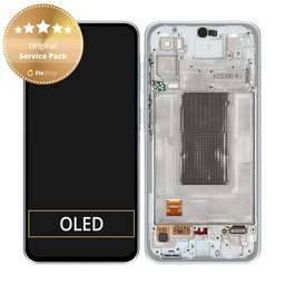 Samsung Galaxy A36 A366E - Écran LCD + Écran tactile + Cadre (Awesome Grey) - GH82-36841B Genuine Service Pack