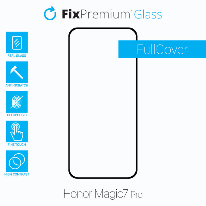 FixPremium FullCover Glass - Verre trempé pour Honor Magic7 Pro