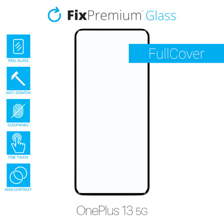 FixPremium FullCover Glass - Verre trempé pour OnePlus 13 5G CPH2655