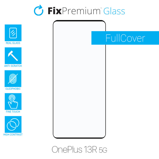 FixPremium FullCover Glass - Verre trempé pour OnePlus 13R 5G CPH2645