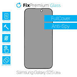 FixPremium Privacy Anti-Spy Glass - Verre trempé pour Samsung Galaxy S25 Ultra