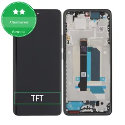 Xiaomi Redmi Note 14 Pro+ 5G 24094RAD4G - Écran LCD + Écran tactile + Cadre (Midnight Black) TFT