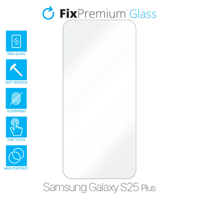 FixPremium Glass - Verre trempé pour Samsung Galaxy S25 Plus