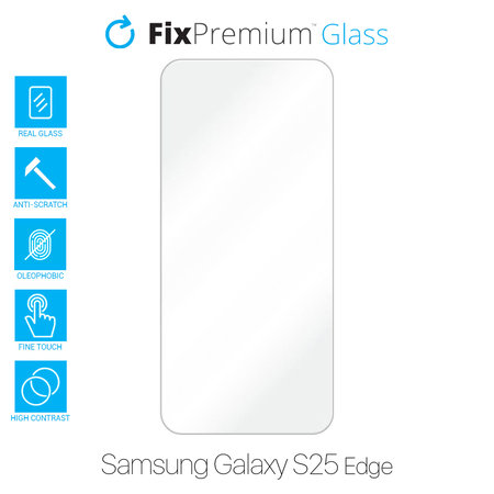 FixPremium Glass - Verre trempé pour Samsung Galaxy S25 Edge