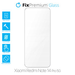 FixPremium Glass - Verre trempé pour Xiaomi Redmi Note 14 Pro 5G 24090RA29G