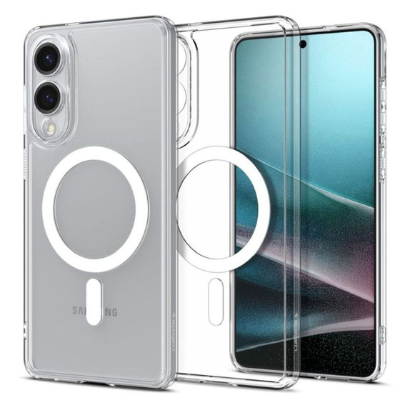 Spigen - Coque Ultra Hybrid avec MagSafe pour Samsung Galaxy S25 Edge, blanc