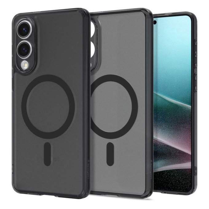 Spigen - Coque Ultra Hybrid avec MagSafe pour Samsung Galaxy S25 Edge, Frost Black