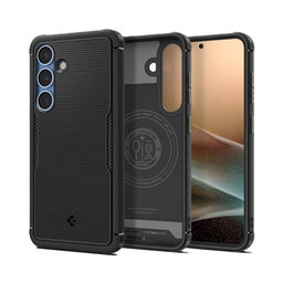Spigen - Coque Core Armor avec MagSafe pour Samsung Galaxy S25, Matte Black