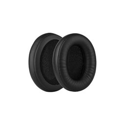 Coussinets de rechange pour HyperX Cloud Alpha, Mousse à mémoire + cuir PU, Noires, 1 Paire