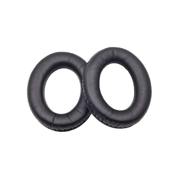 Coussinets de rechange pour Kingston HyperX Cloud Revolver, Mousse à mémoire + cuir PU, Noires, 1 Paire