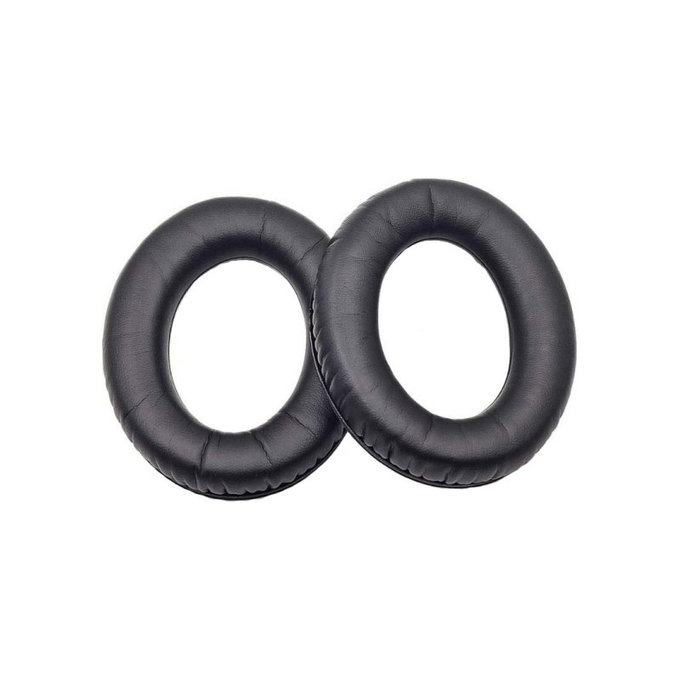 Coussinets de rechange pour Kingston HyperX Cloud Revolver, Mousse à mémoire + cuir PU, Noires, 1 Paire