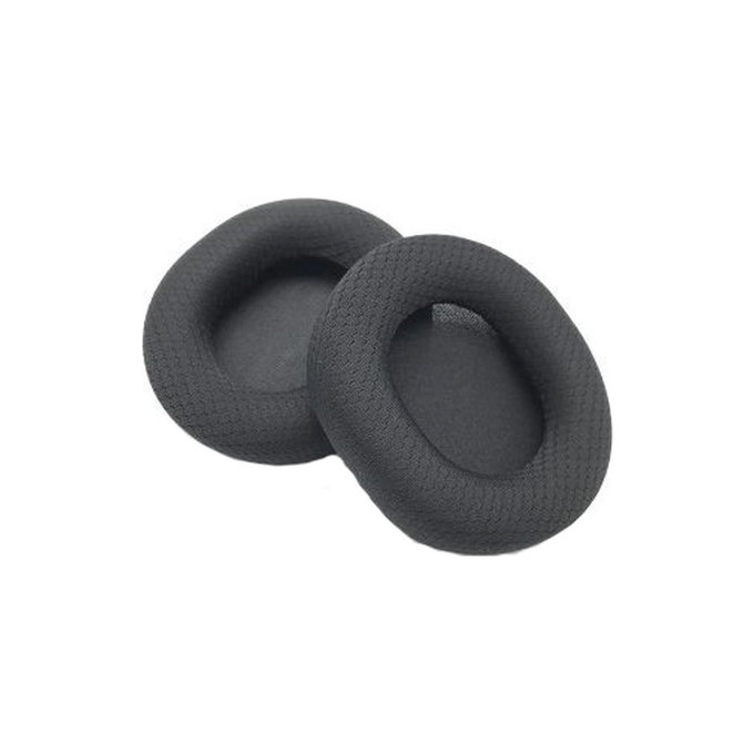 Coussinets de rechange pour SteelSeries Arctis, Mousse à mémoire + en Textile, Noires, 1 Paire