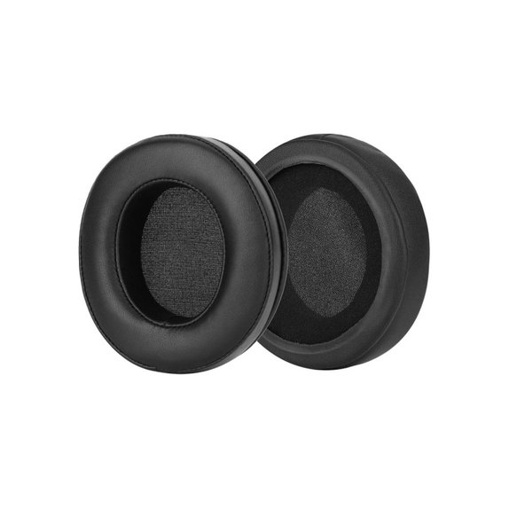 Coussinets de rechange pour Razer Nari, Kraken, Mousse à mémoire + cuir PU, Noires, 1 Paire