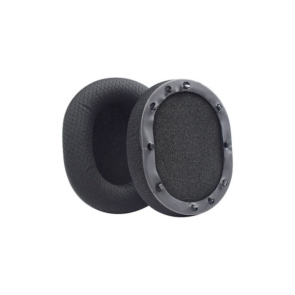 Coussinets de rechange pour Razer BlackShark, Mousse à mémoire + en Textile, Noires, Gel Rafraîchissant, 1 Paire
