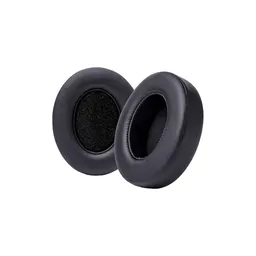 Coussinets de rechange pour Beats Studio 2, 3, Mousse à mémoire + cuir PU, Noires, 1 Paire