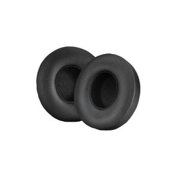 Coussinets de rechange pour Beats Solo 4, Mousse à mémoire + cuir PU, Noires, 1 Paire