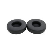 Coussinets de rechange pour Beats EP, Mousse à mémoire + cuir PU, Noires, 1 Paire