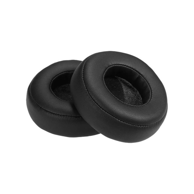 Coussinets de rechange pour Beats Pro, Mousse à mémoire + cuir PU, Noires, 1 Paire