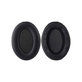 Coussinets de rechange pour Sony WH-1000XM3, Mousse à mémoire + cuir PU, Noires, 1 Paire