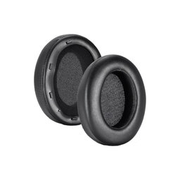 Coussinets de rechange pour Sony WH-XB910N, Mousse à mémoire + cuir PU, Noires, 1 Paire